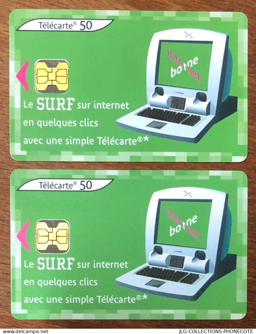 BORNE INTERNET SURF TELECARTE REF PHONECOTE F1223A  N° DE LOT "GRAS & FINS" TELEFONKARTE SCHEDA TARJETA PHONECARD CARD - 2002