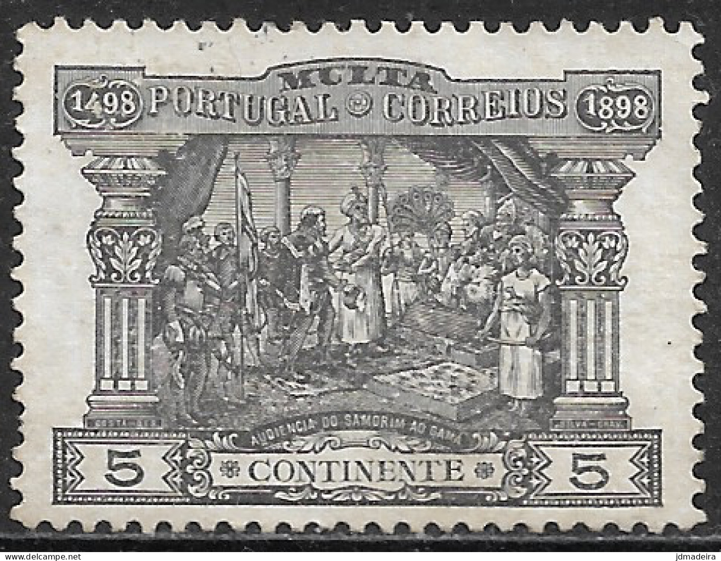 Portugal – 1898 Postage Dues Sea Way To India 5 Réis Mint Stamp - Neufs