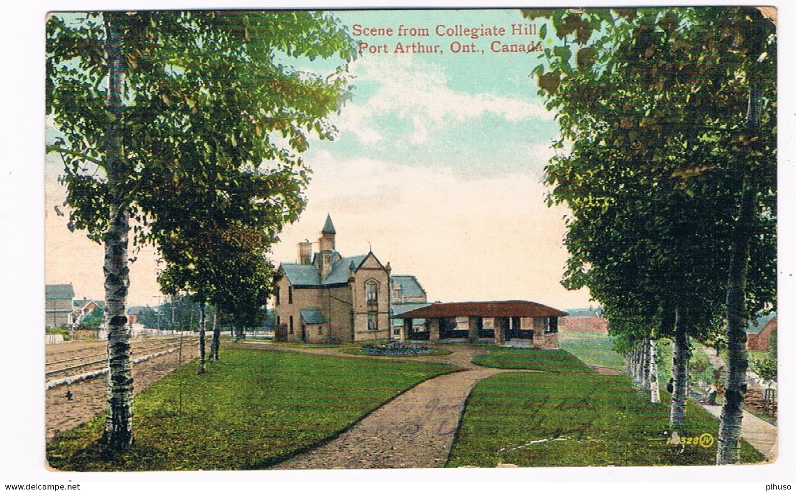 CAN-251  PORT ARTHUR :Scene From Collegiate Hill - Port Arthur