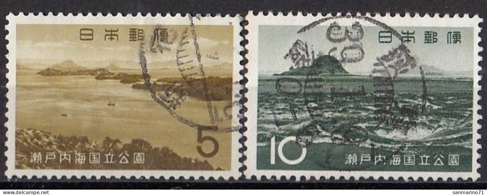 JAPAN 837-838,used - Berge