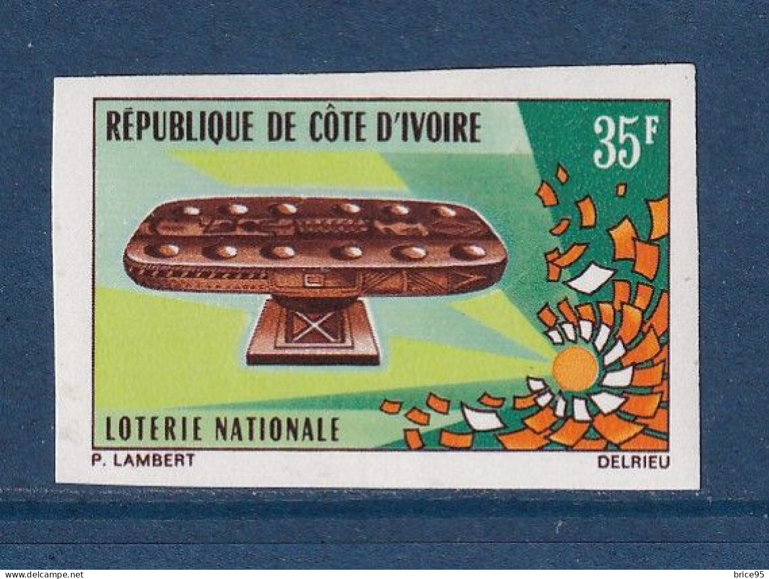 Côte D'Ivoire - YT N° 329 ** - Neuf Sans Charnière - Non Dentelé - ND - 1971 - Côte D'Ivoire (1960-...)