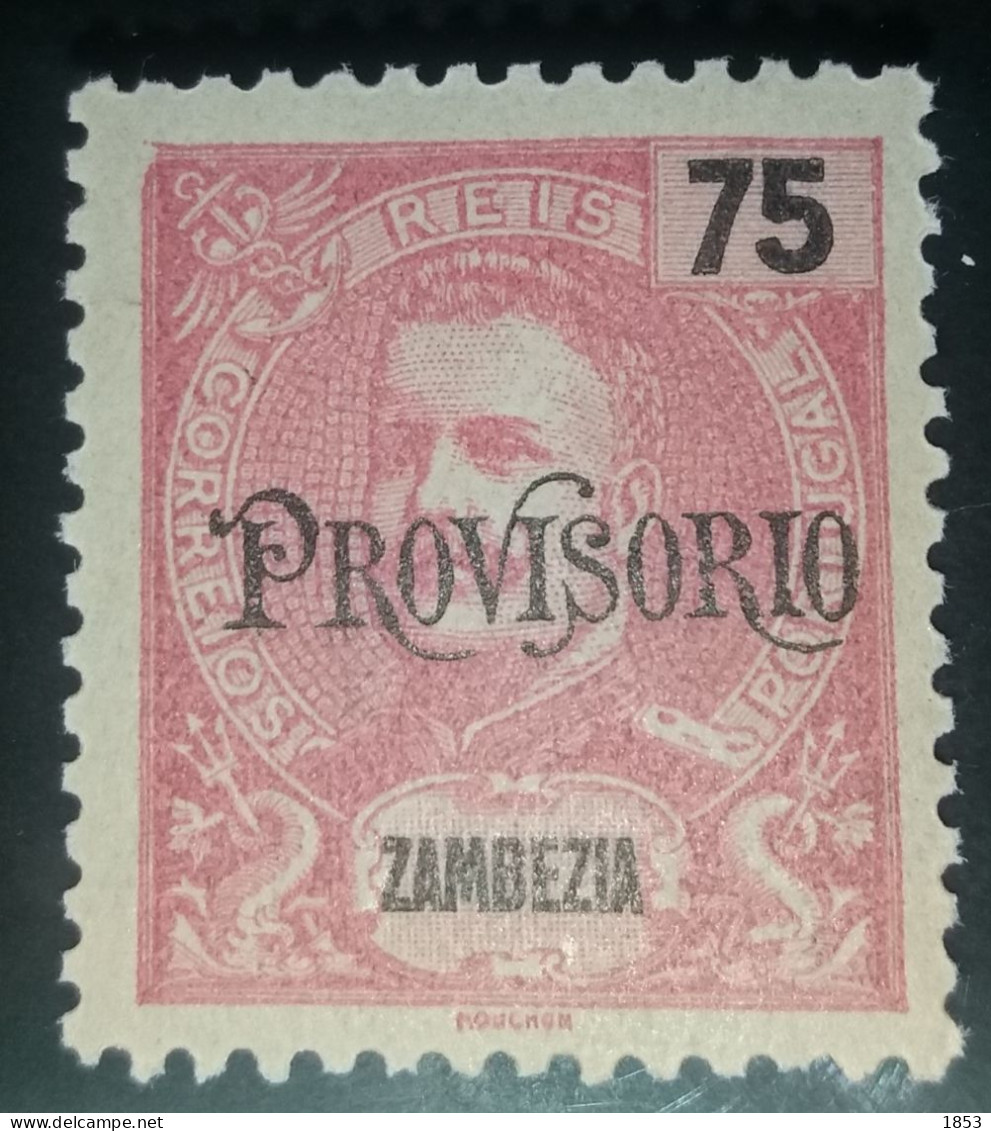 ZAMBÉZIA - 1903 - D.CARLOS I , COM SOBRECARGA "PROVISÓRIO" CE45 - Sambesi (Zambezi)