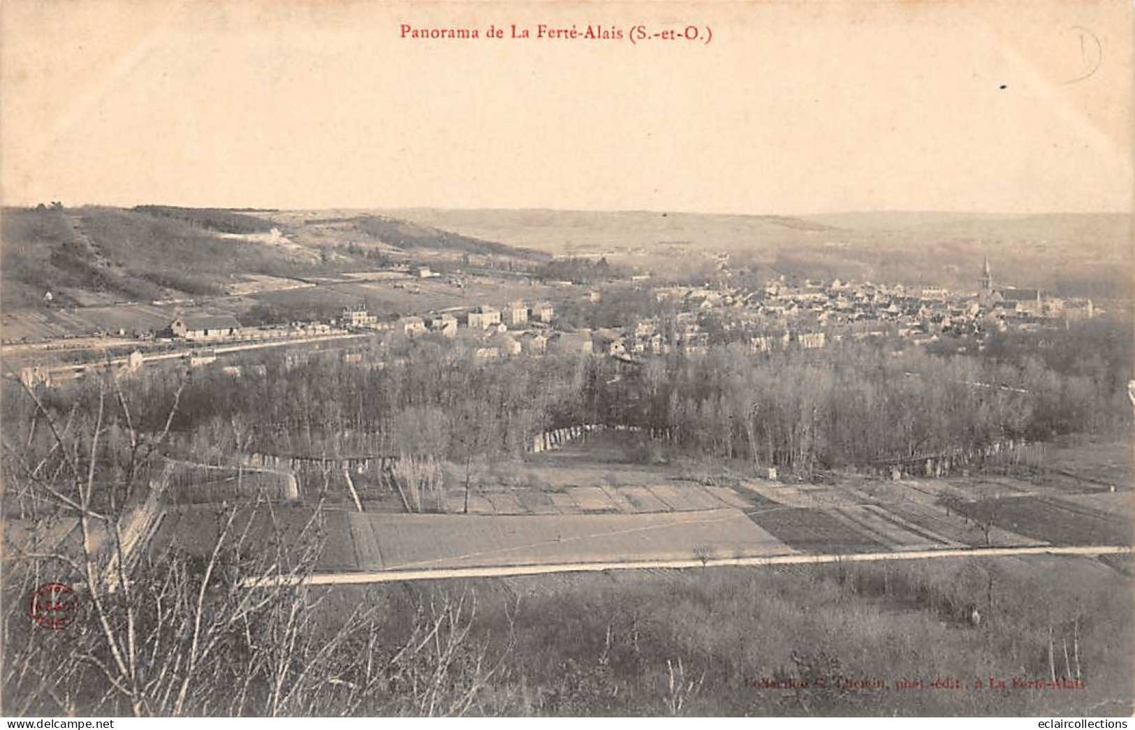 La Ferté Alais          91         Panorama         (voir Scan) - Etampes