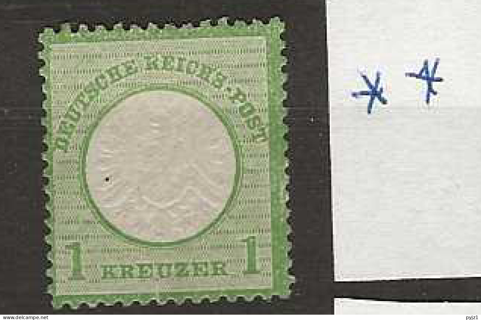 1872 MH German Empire Mi 23 Large Shield - Unused Stamps