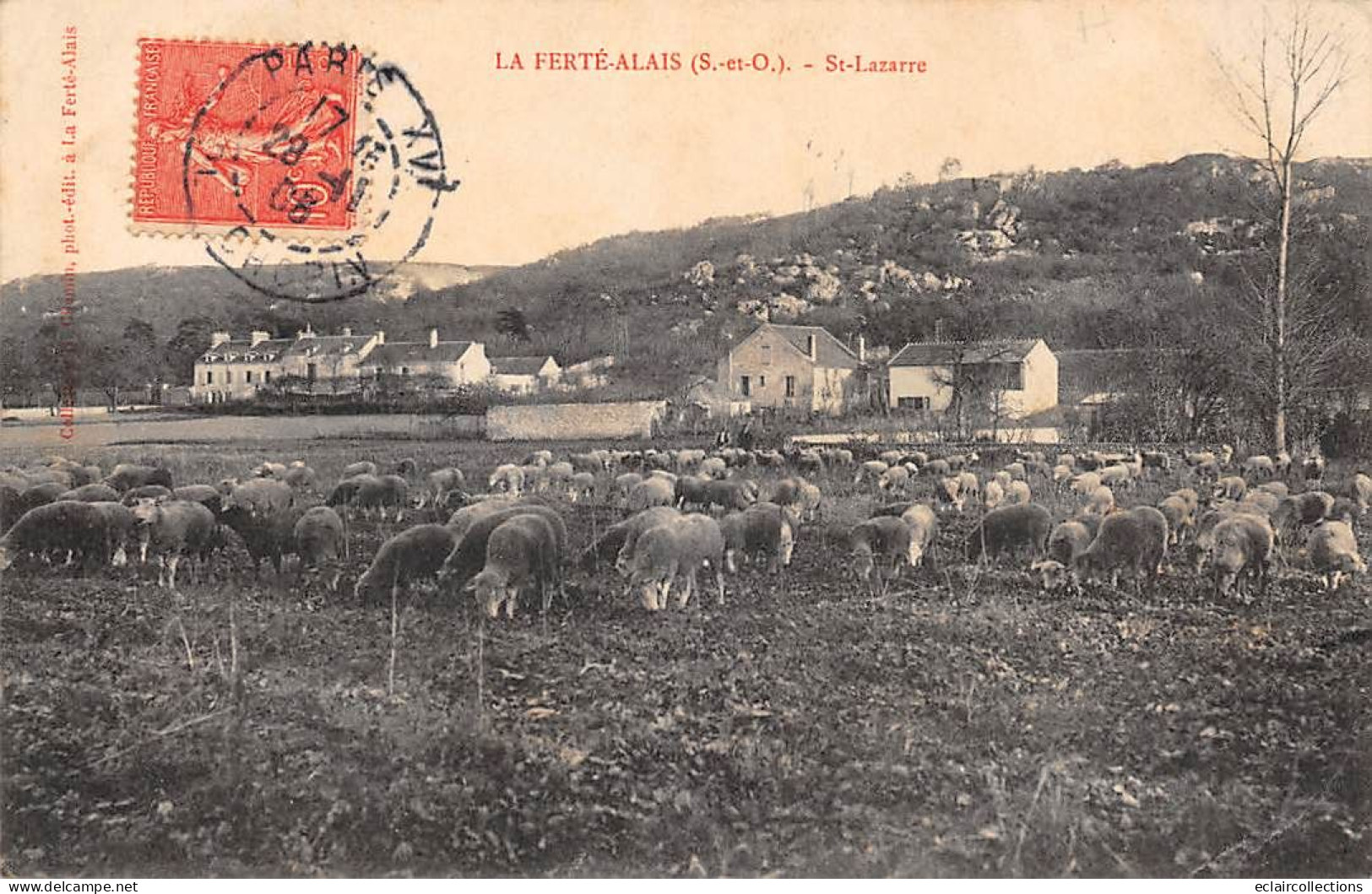 La Ferté Alais          91           Saint Lazare    Moutons Au Pâturage           (voir Scan) - Etampes