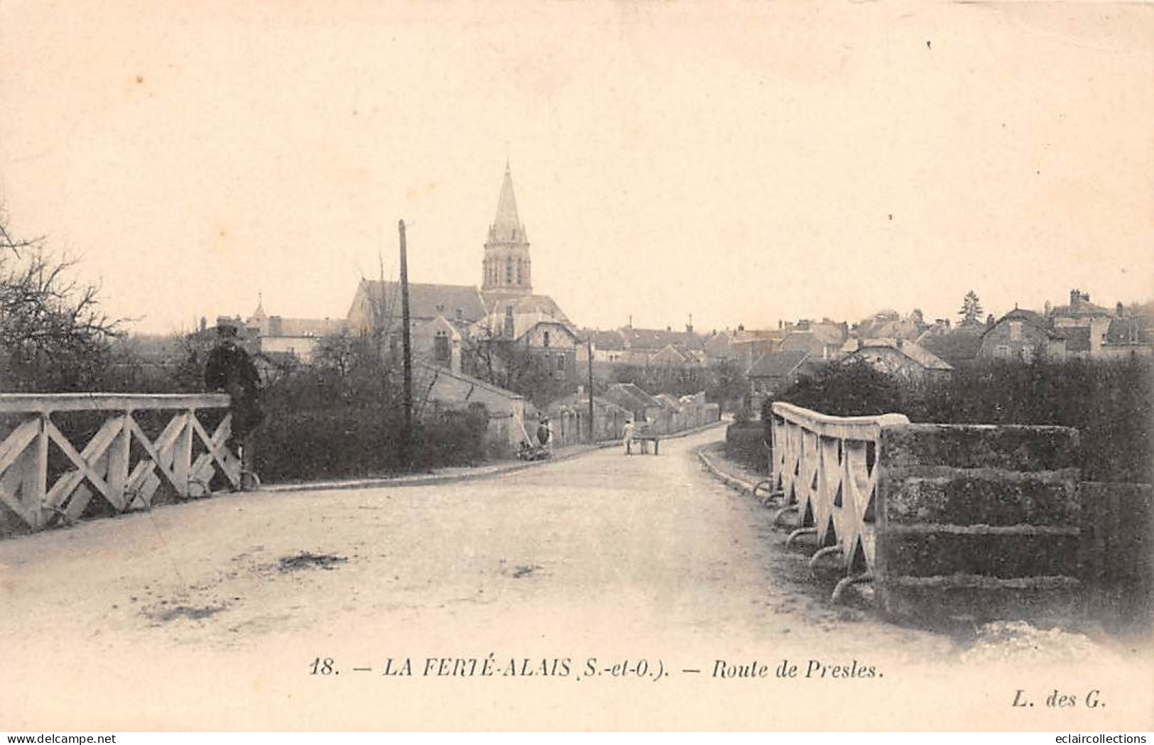 La Ferté Alais          91         Route De Presles  N° 18        (voir Scan) - Etampes