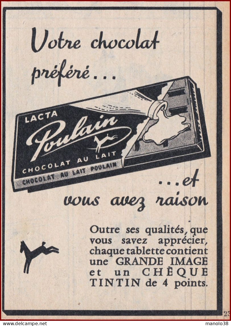 Advertising - Poulain. Votre chocolat préféré et vous avez raison