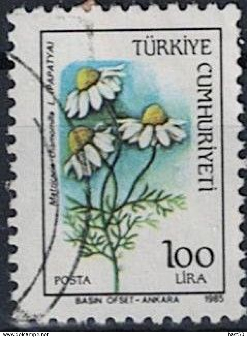 Türkei Turkey Turquie - Echte Kamille (Matricaria Chamomilla) (MiNr: 27173) 1985 - Gest. Used Obl - Used Stamps