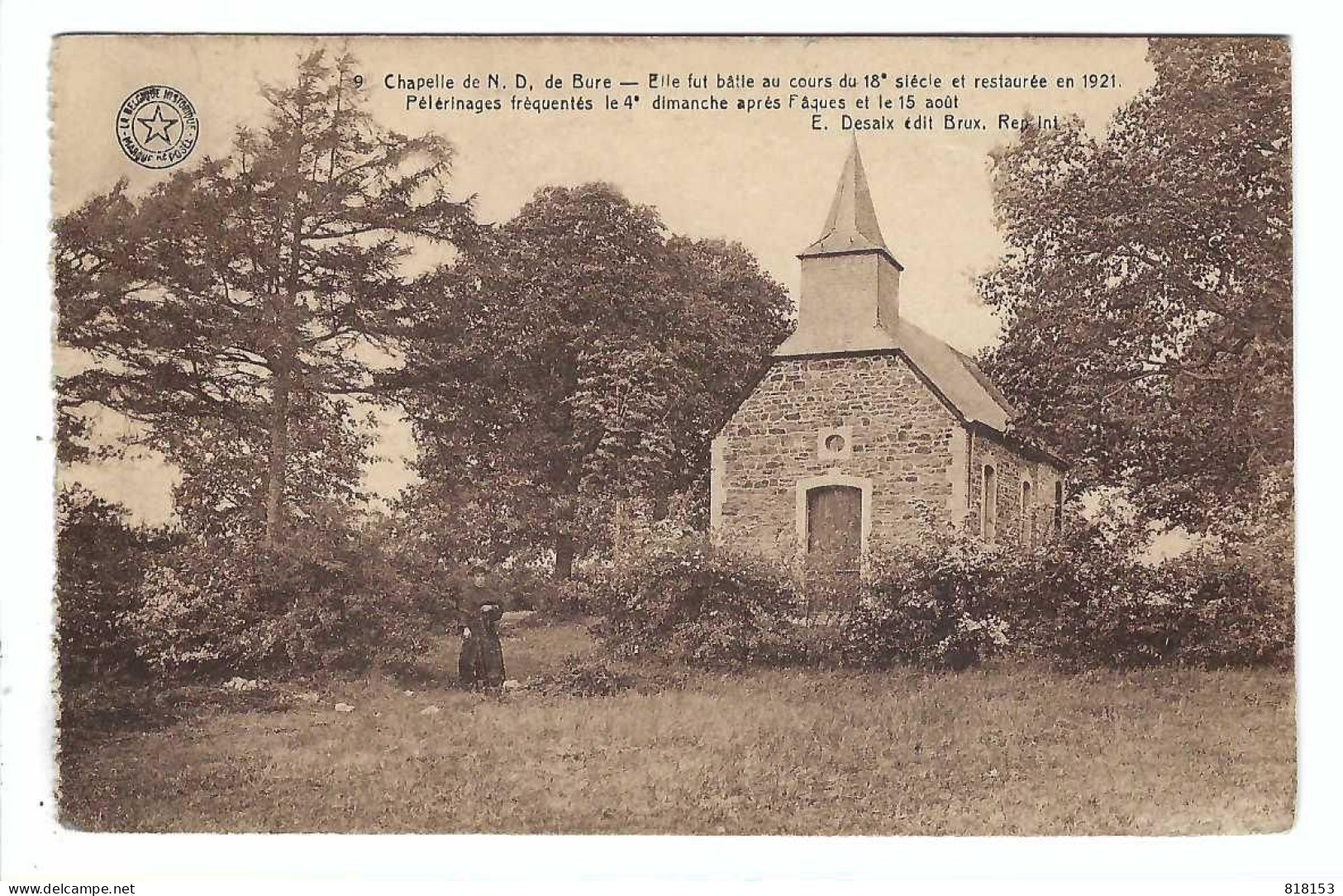 Bure        Chapelle De N D De Bure - Tellin
