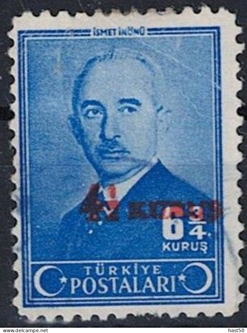 Türkei Turkey Turquie - Aİsmet İnönü Neuer Wert (MiNr: 1167) 1945 - Gest. Used Obl - Oblitérés