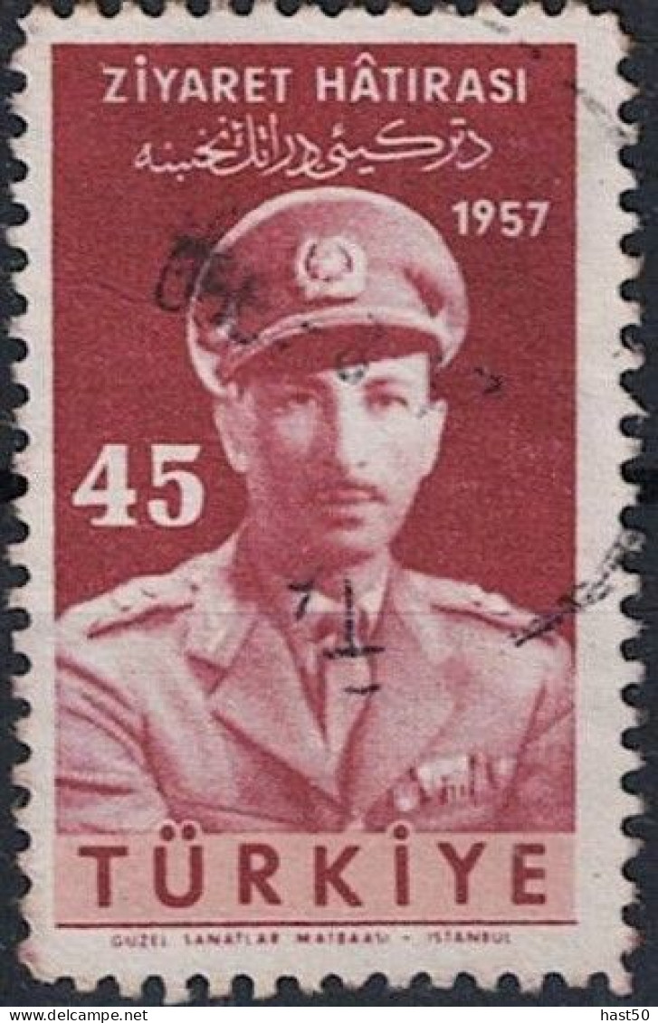 Türkei Turkey Turquie - Schah Mohammed Zahir (MiNr: 1524) 1957 - Gest. Used Obl - Usati