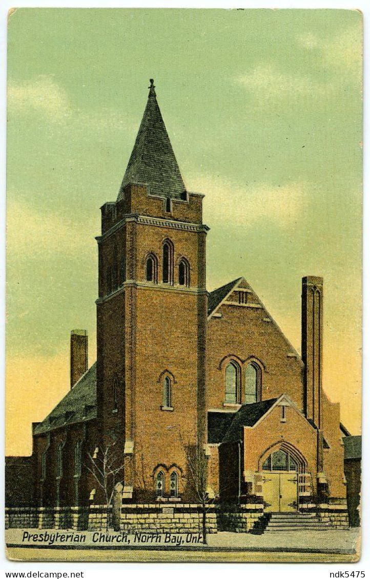 CANADA : NORTH BAY, ONTARIO - PRESBYTERIAN CHURCH / UPPER GORNAL CDS / BIRMINGHAM, ASTON, VICTORIA ROAD (MARSH) - North Bay