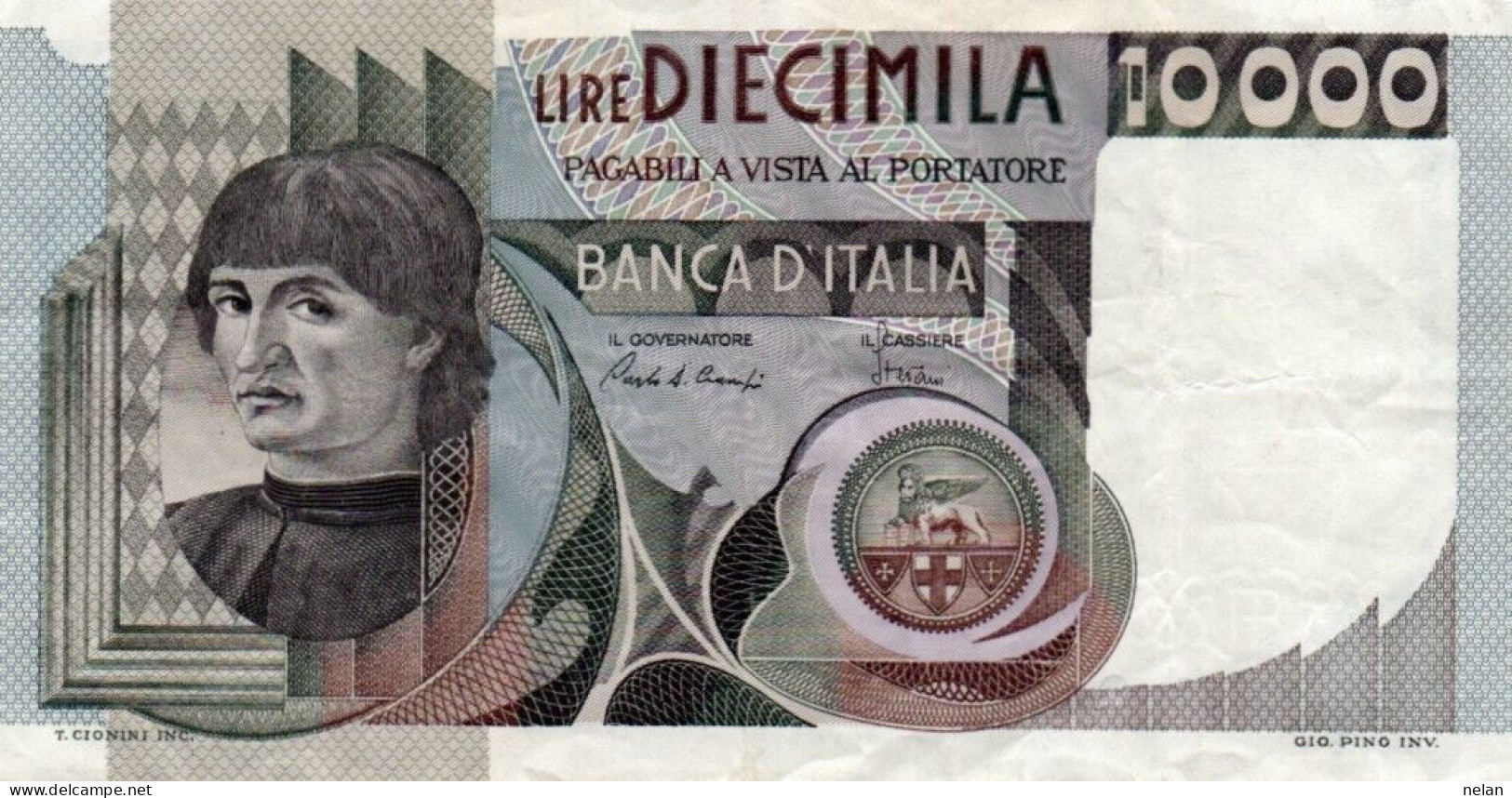 ITALIA-10000 LIRE 1976 XF  P-106 - 10000 Lire