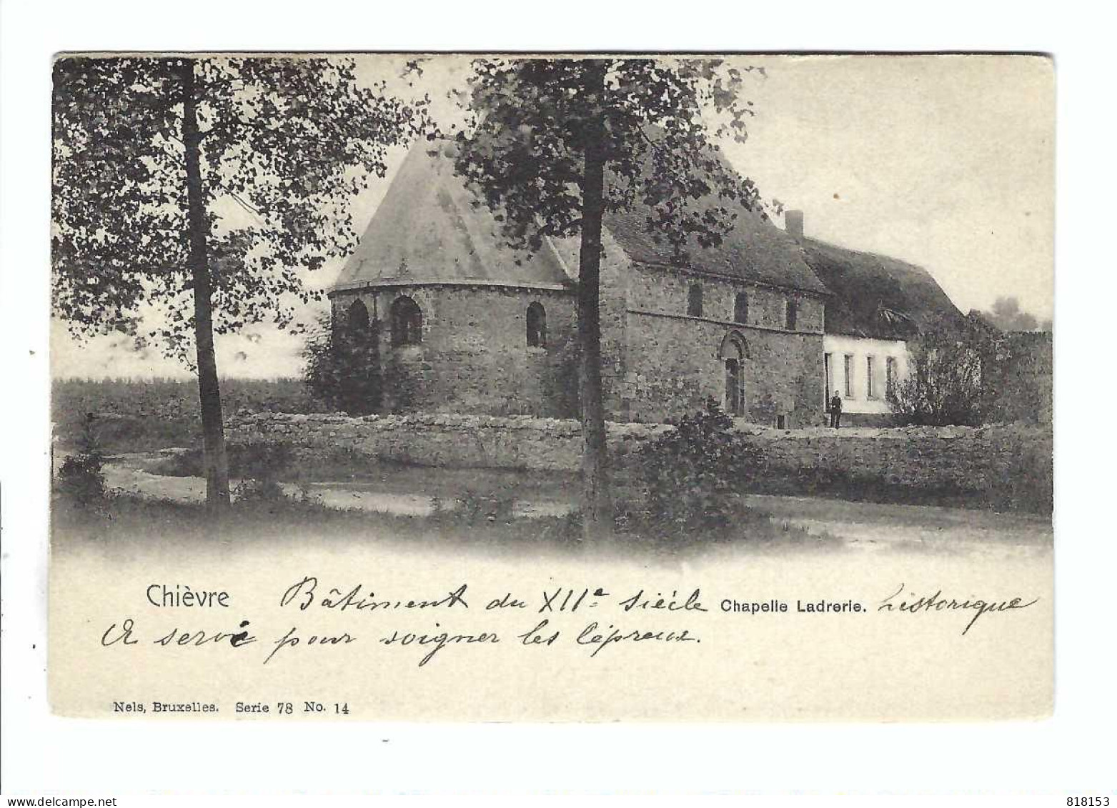 Chièvres    Chapelle Ladrerie  1903 - Chièvres