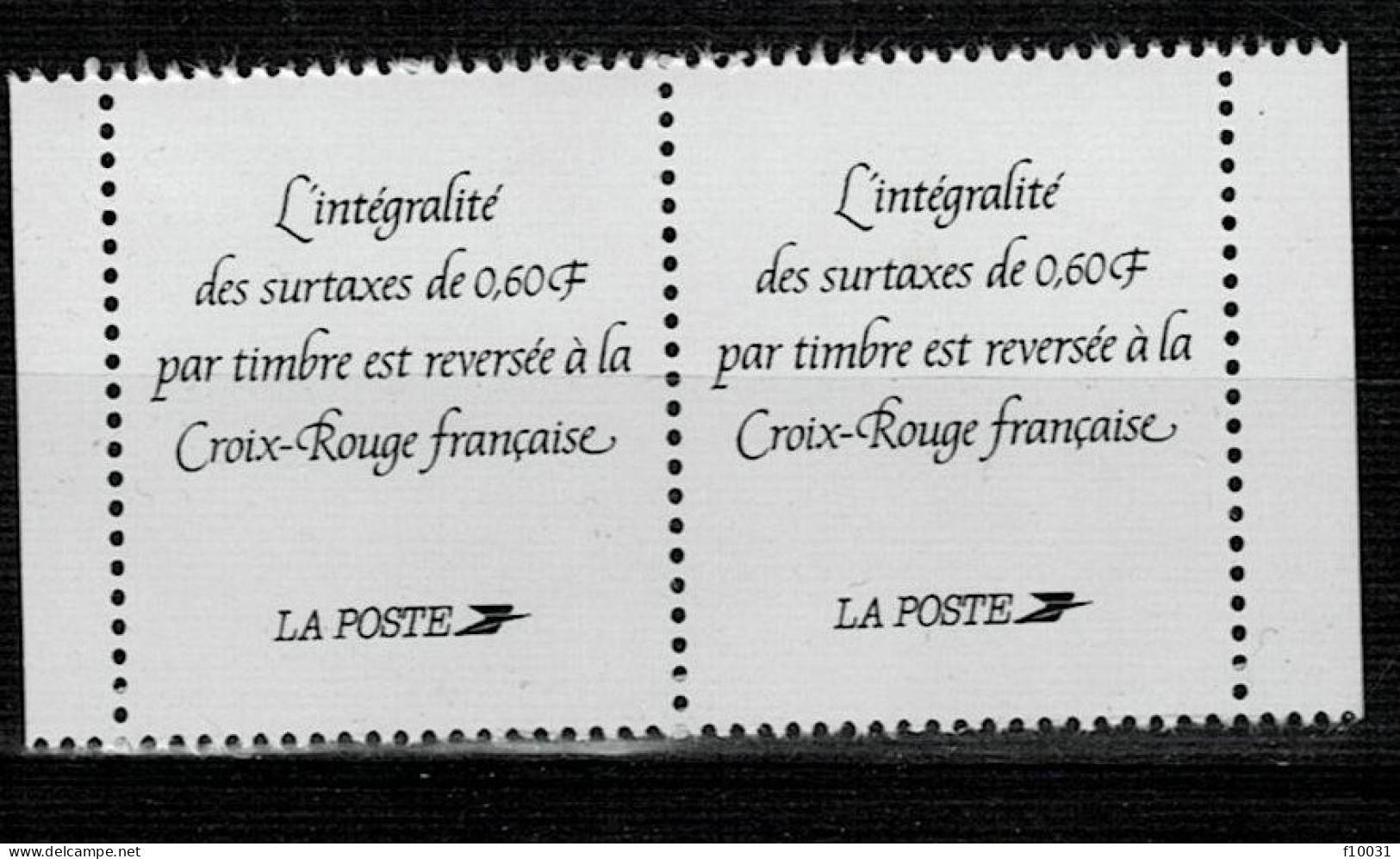 La Poste Croix-Rouge Française - Cruz Roja