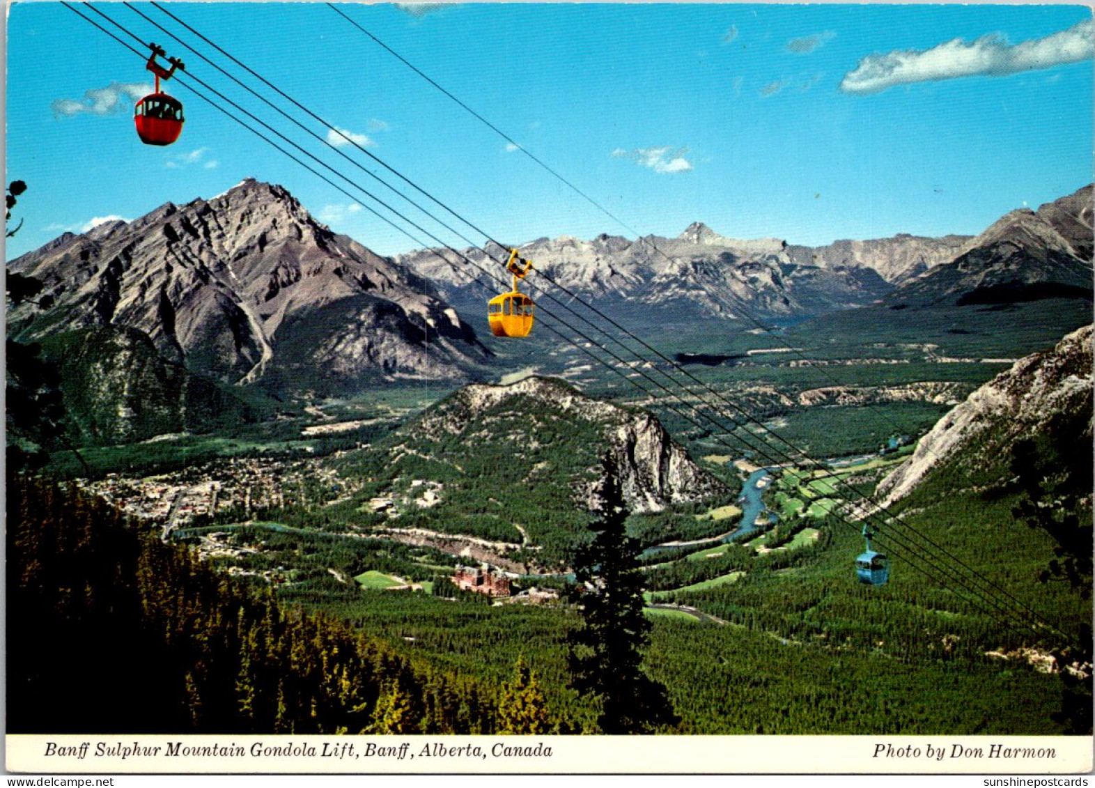 Canada Banff National Park Banff Sulphur Mountain Gondola Lift - Banff