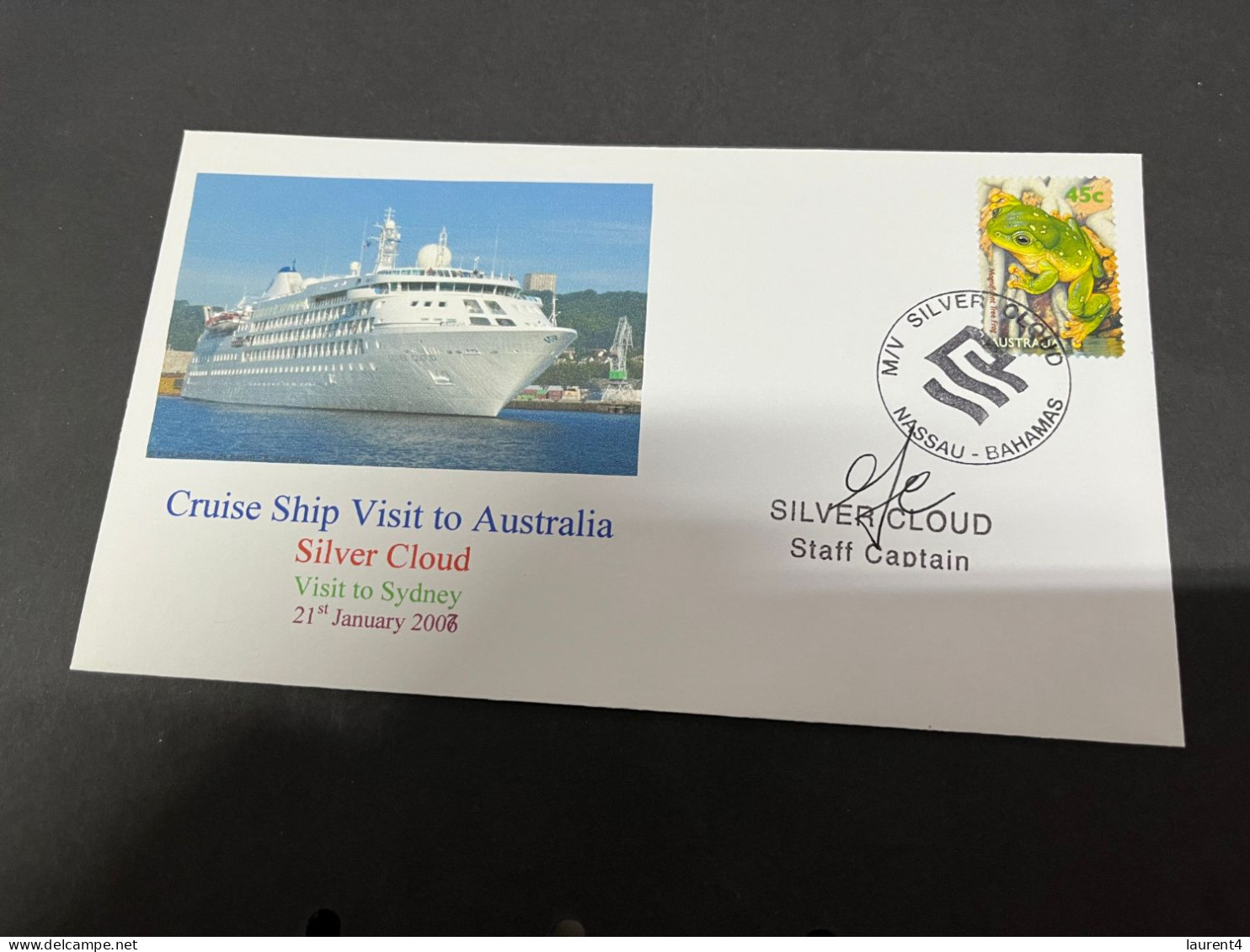 14-7-2023 (2 S 14) Cruise Ship Cover -  Silver Cloud (2006) - Signed By Ship Captian's - 1 Of 10 - Sonstige (See)