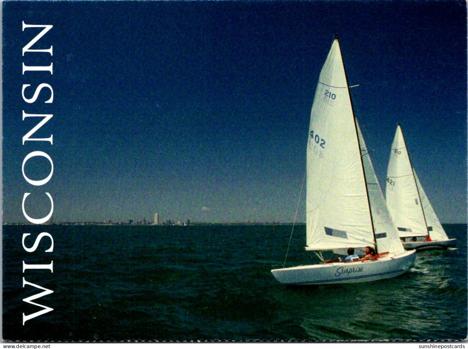 Wisconsin Sailing On Lake Michigan Near Milwaukee - Milwaukee