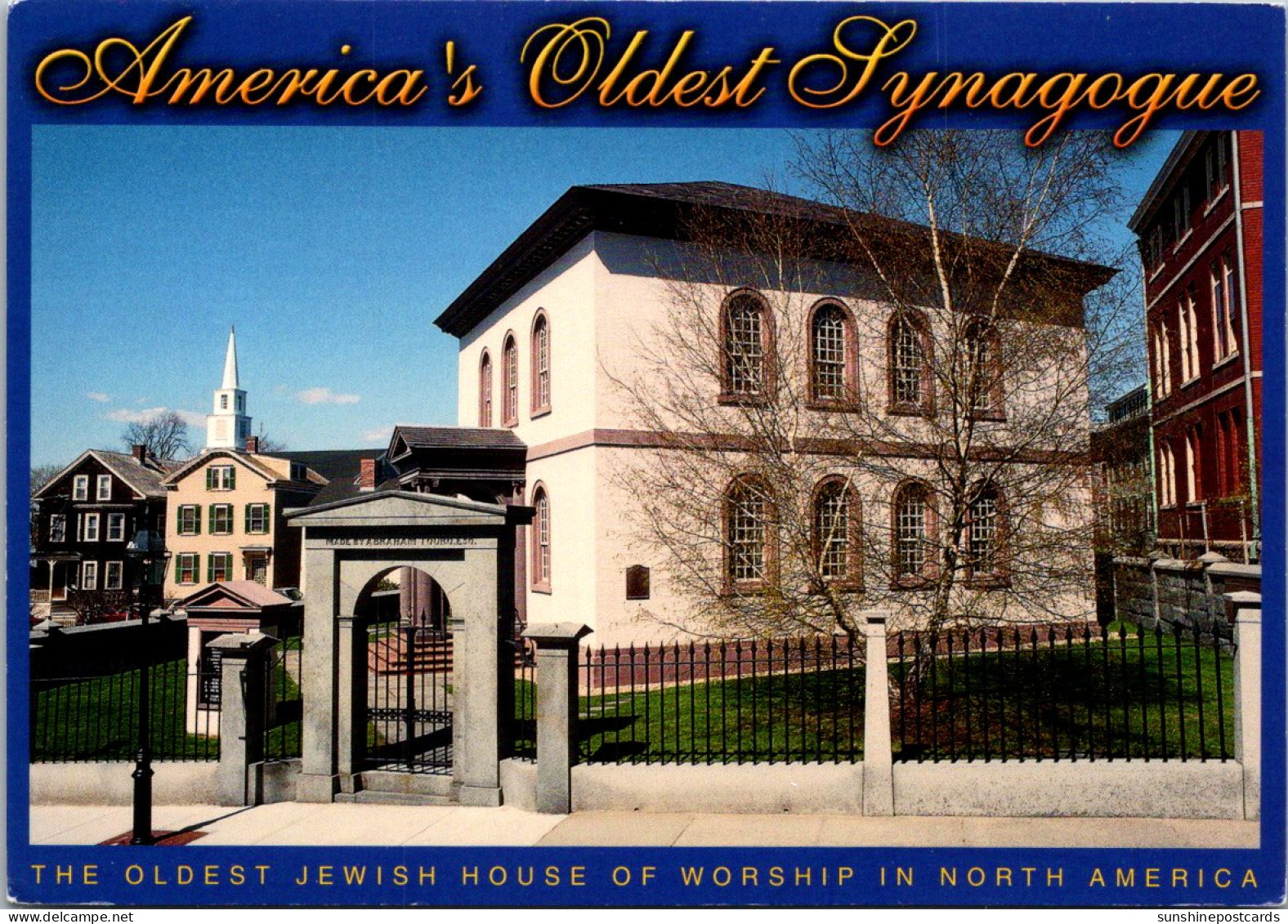 Rhode Island Newport Touro Synagogue America's Oldest Synagogue - Newport