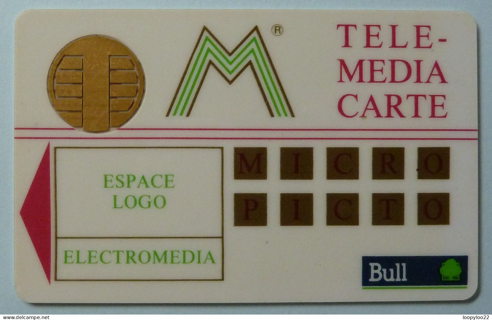 FRANCE - Bull - CP8 - Smartcard - Demo / Test - Telemedia - Used - Interne Telefoonkaarten