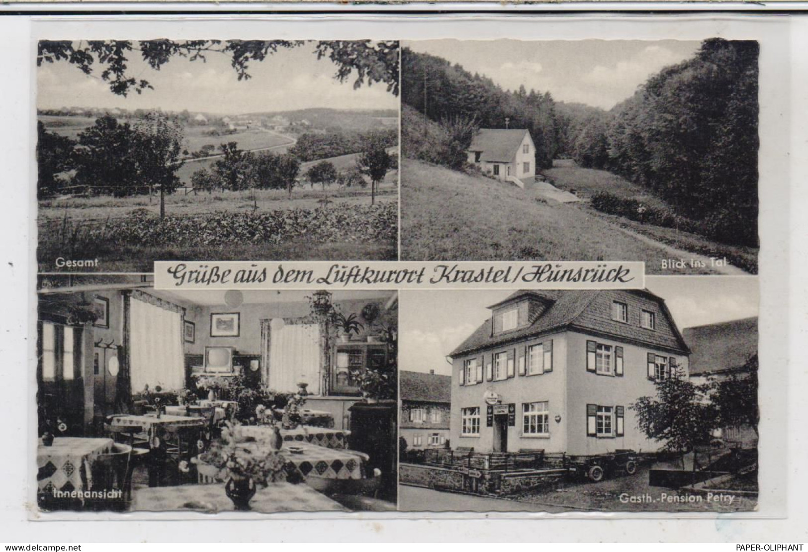 5448 KASTELLAUN - KRASTEL, Gastwirtschaft / Pension Petry - Kastellaun