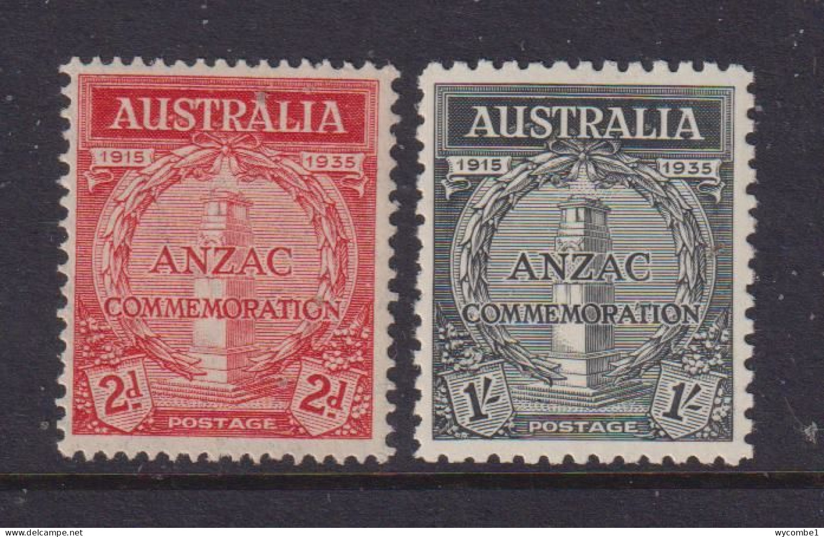 AUSTRALIA - 1935 ANZAC Set Never Hinged Mint - Nuevos