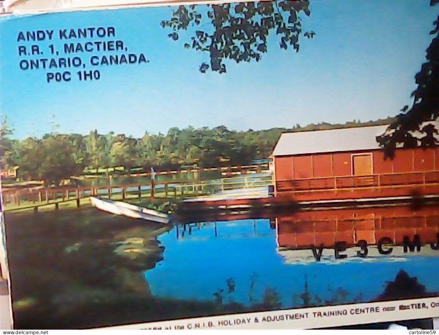 CANADA BOATHOUSE   HOUSE, LAKE JOSEPH , MUSKOKA , ONTARIO 1987 JL746 - Muskoka