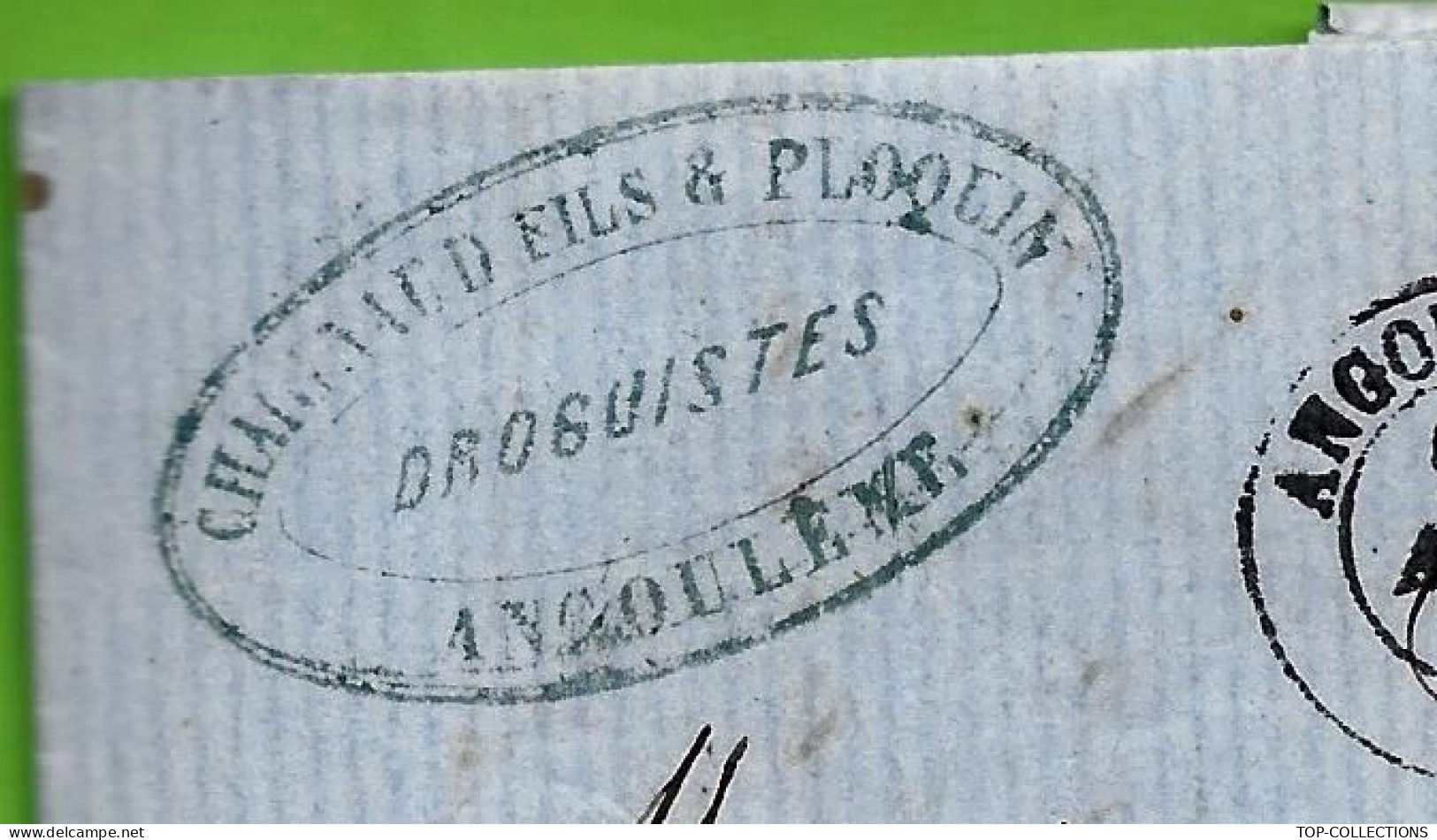 1861 LAC Angoulème Charente T. Empire Non Dentelé Oblit. Petits Ch.  2830 Pour Saumur Maine Et Loire Laurent Rocher - 1800 – 1899