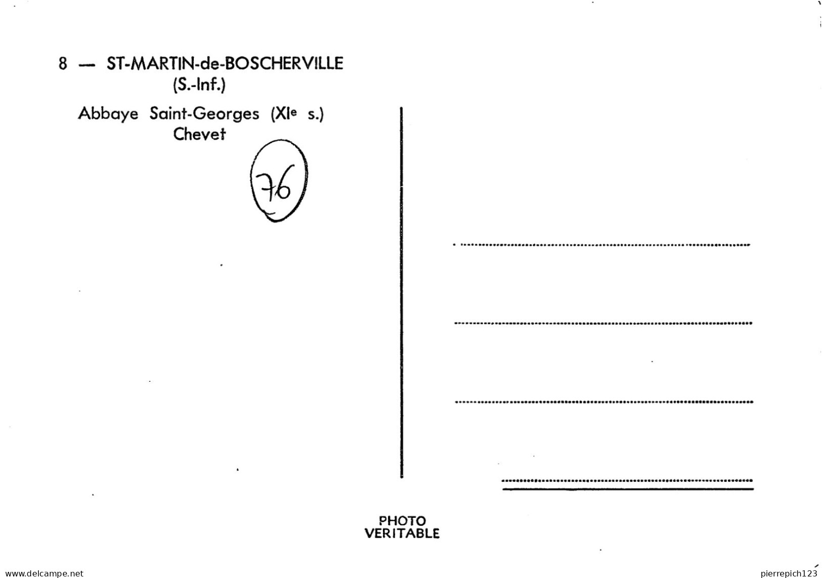 76 - Saint Martin De Boscherville - Abbaye Saint Georges (XIe Siècle) - Chevet - Saint-Martin-de-Boscherville