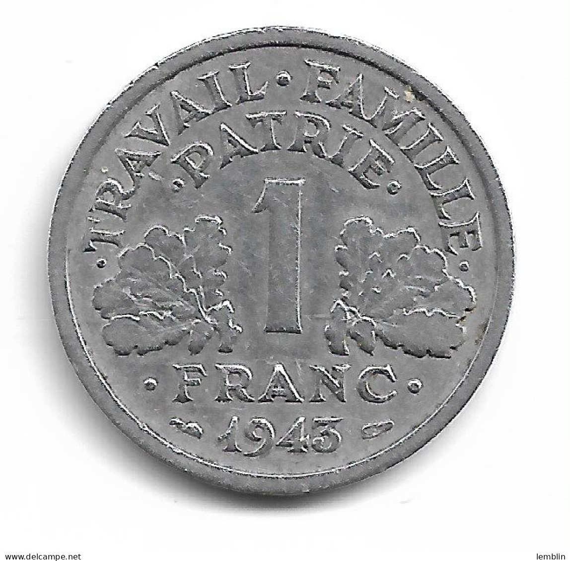 FRANCE - 1 FRANC 1943 - 1 Franc