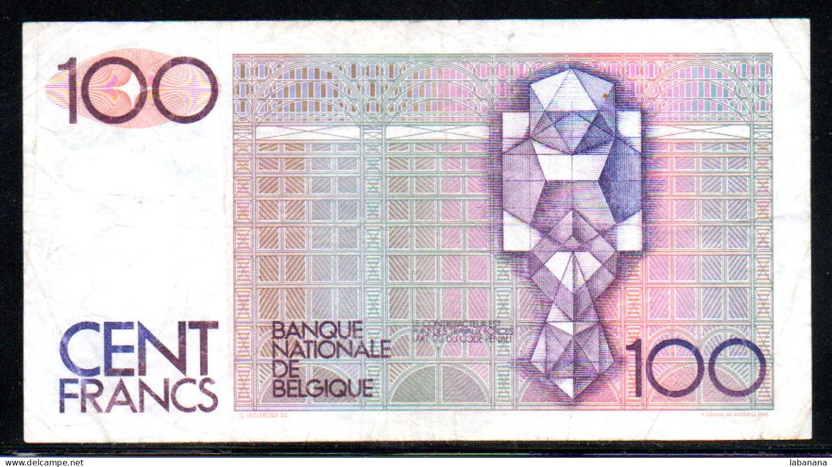 678-Belgique 100fr 1978/80 123 - 100 Francs