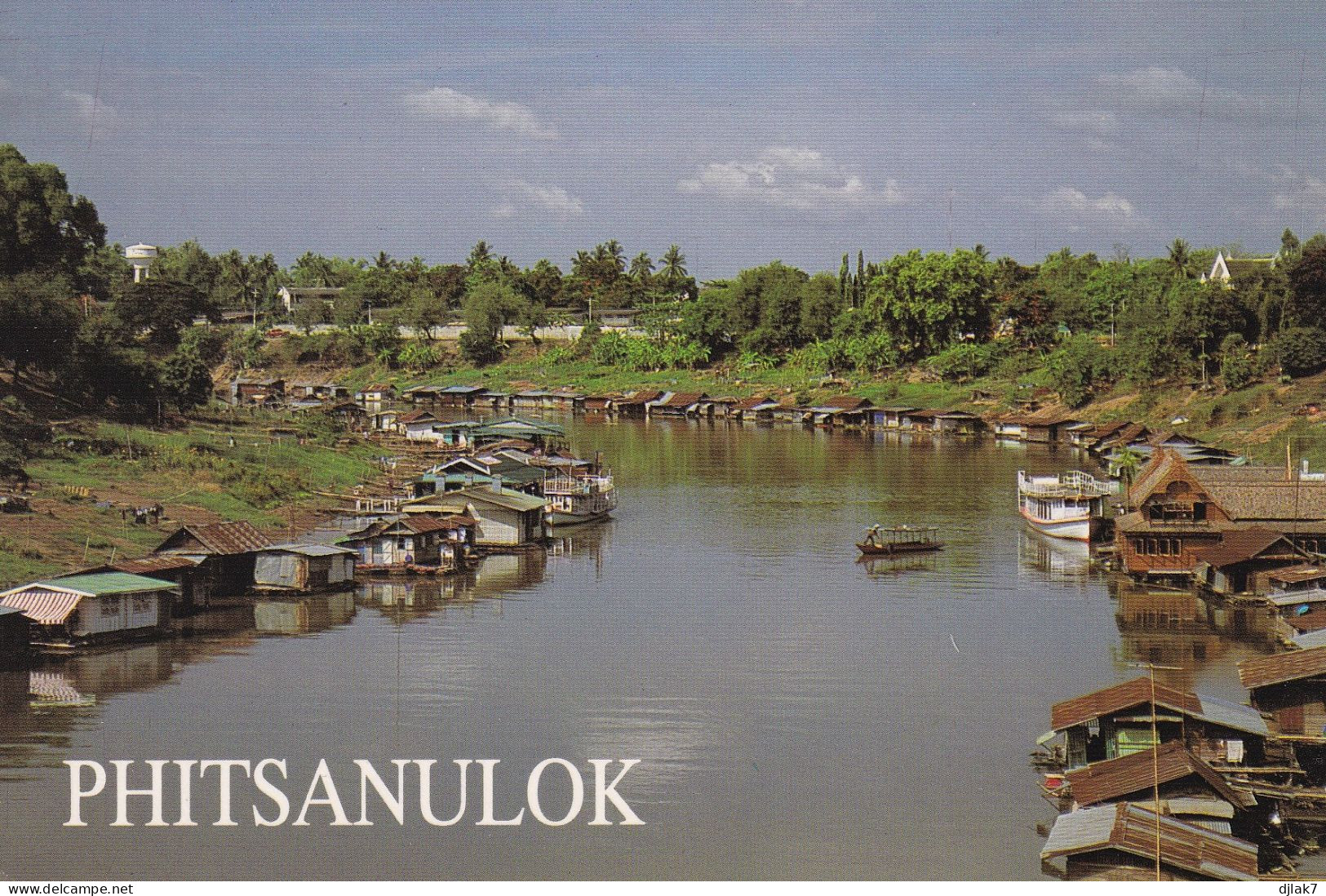 Thaïlande Phitsanulok Houseboats Along The Nan River - Thaïlande