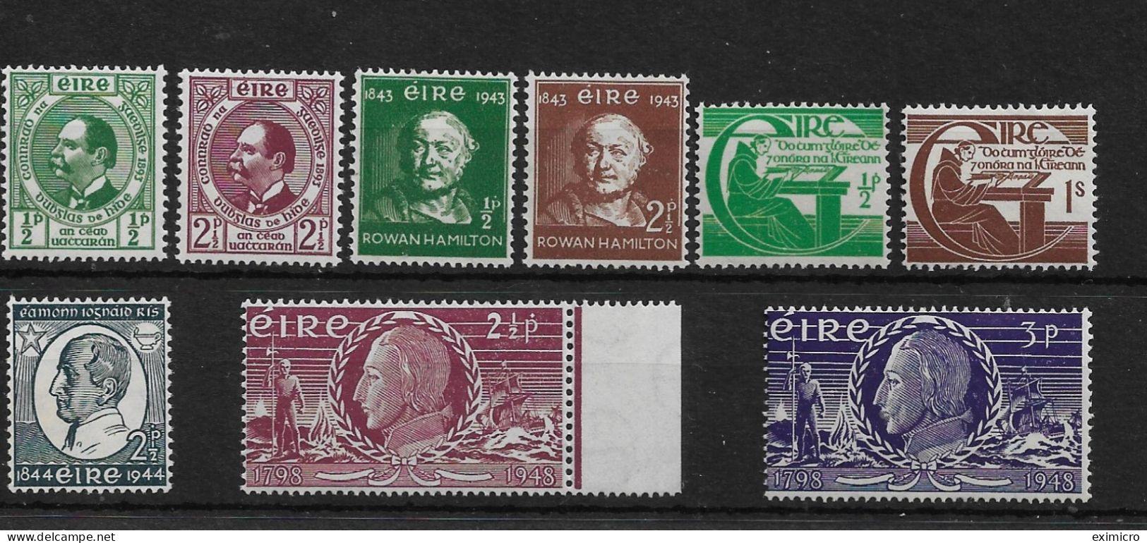 IRELAND 1943 - 1948 SETS UNMOUNTED MINT Cat £13+ - Nuevos