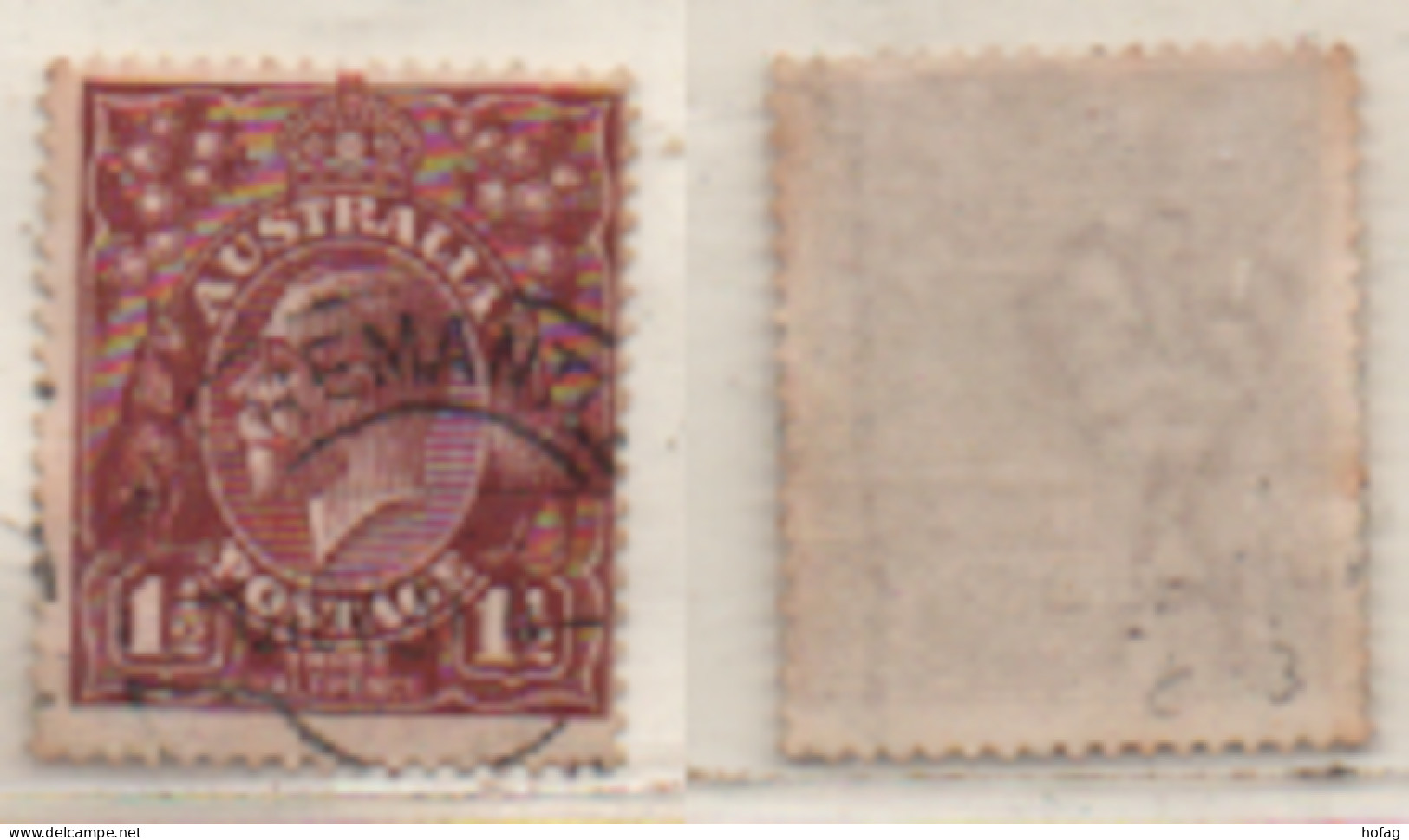 Australien 1922 George V MiNr.: 32xc Gestempelt Australia Used Scott: 24a Sg: 60 - Oblitérés