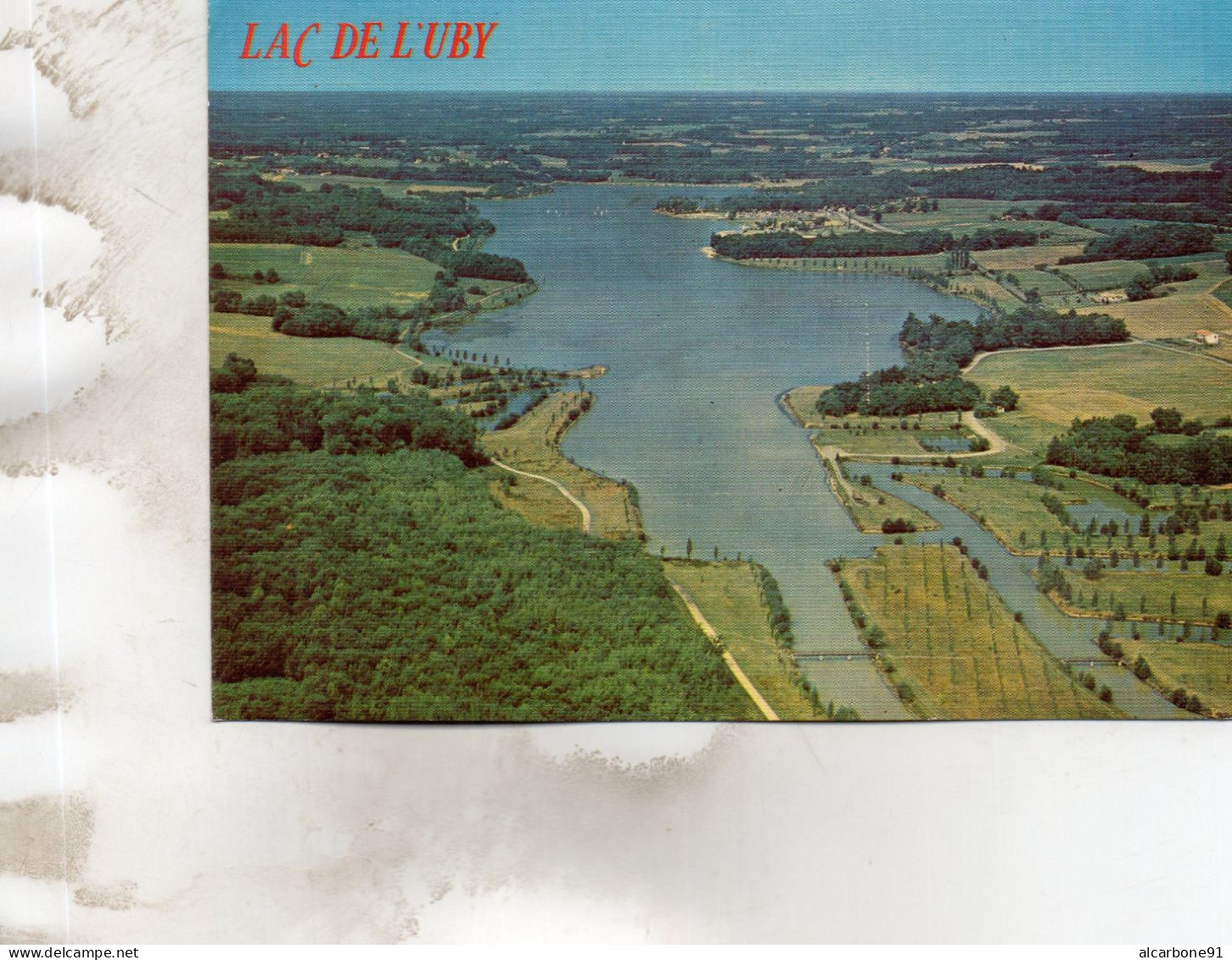 CAZAUBON - Vue Aérienne - Lac De L'Uby - Castera