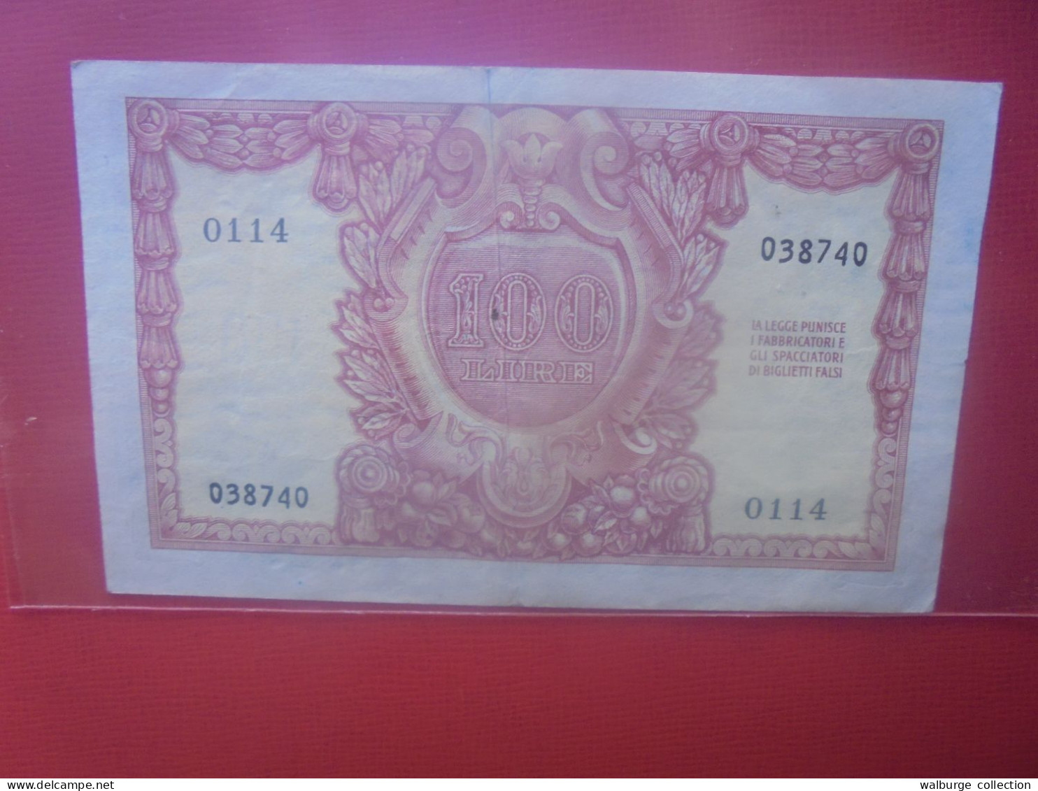 ITALIE 100 Lire 1951 Circuler - 100 Lire