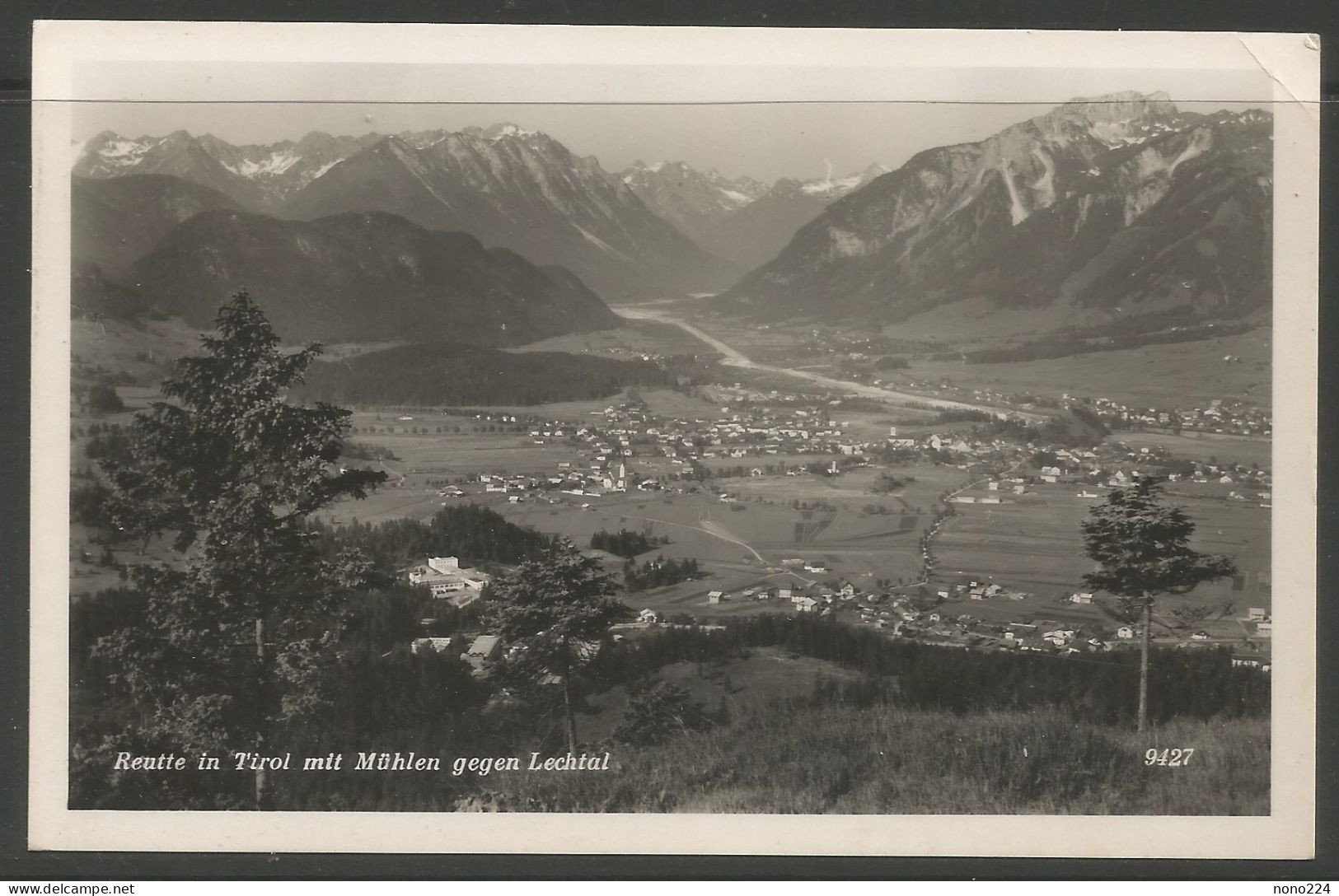 Carte P De 1953 ( Reutte In Tirol Mit Mühlen Gegen Lechtal ) - Lechtal