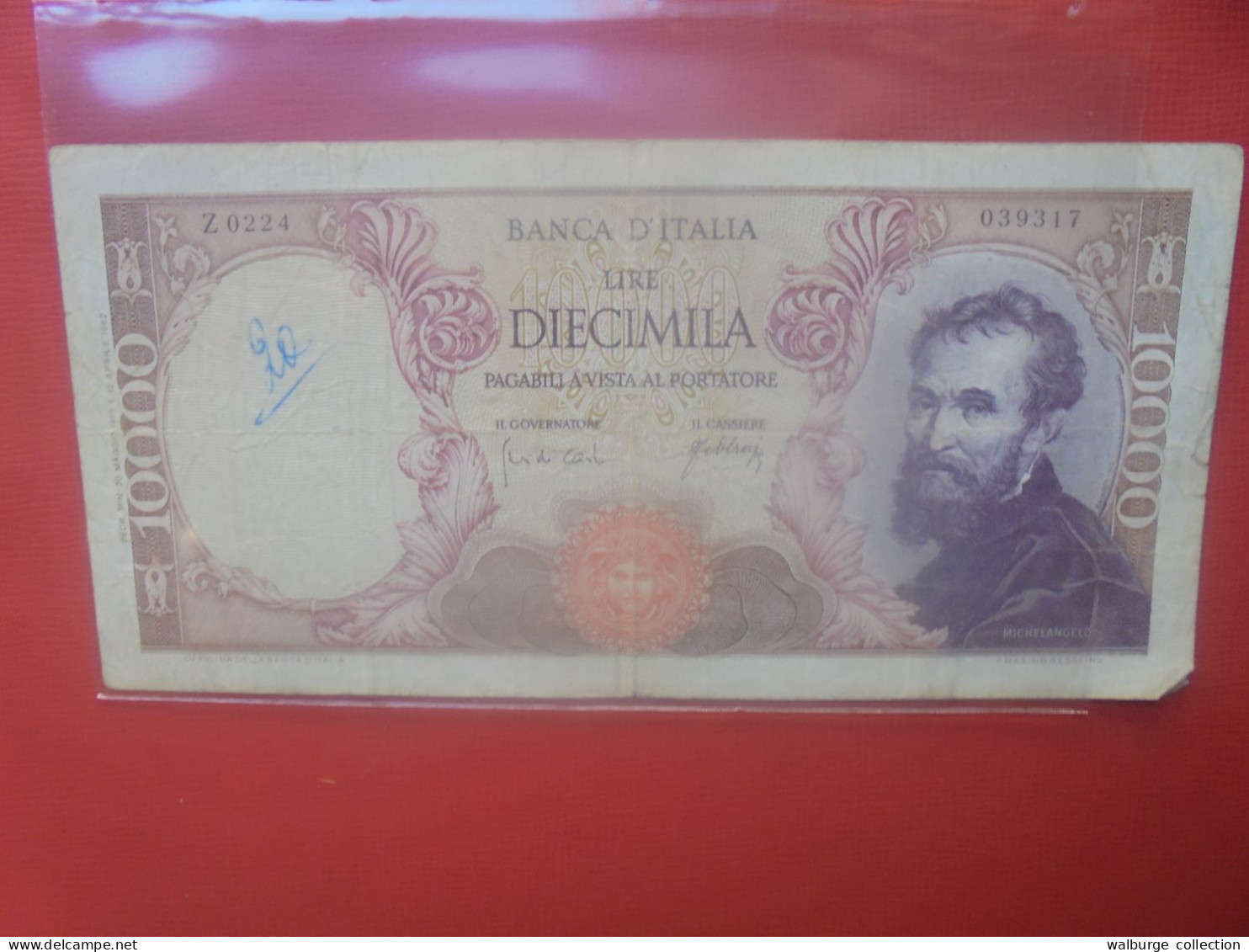 ITALIE 10.000 LIRE 1962-73 Circuler - 10.000 Lire