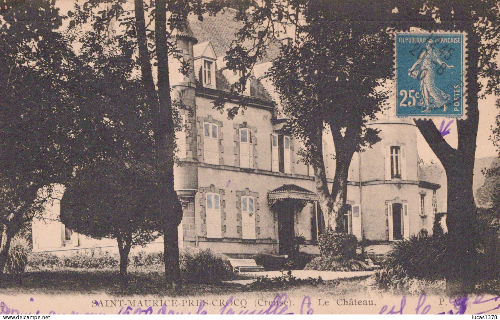 23 / SAINT MAURICE PRES CROCQ / LE CHATEAU - Crocq