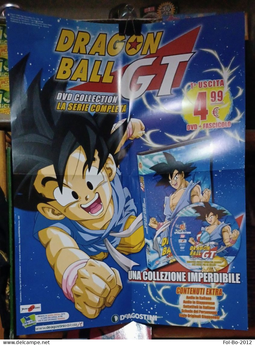 Dragon Ball GT Poster Pubblicitario  X Edicola - Manga