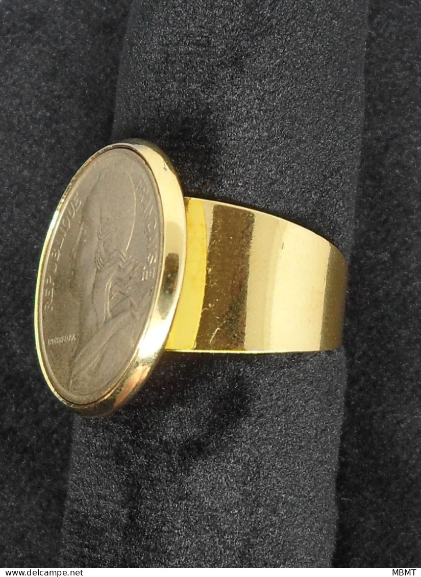 Bague 10 Centimes Marianne - Bijoux Avec Ancienne Monnaie Française - Rings