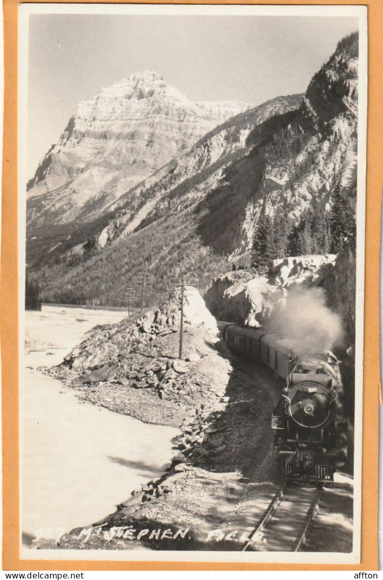 Banff Alberta Canada Old Real Photo Postcard - Banff