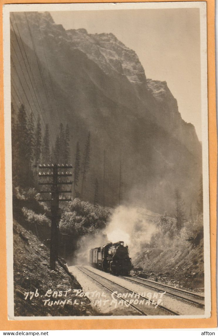 Banff Alberta Canada Old Real Photo Postcard - Banff