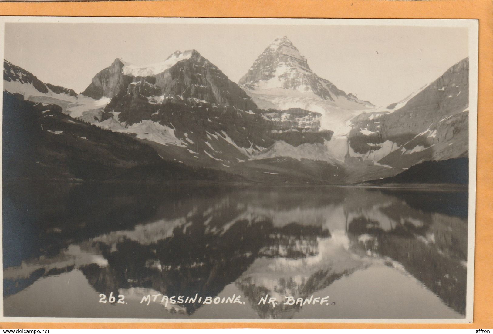 Banff Alberta Canada Old Real Photo Postcard - Banff