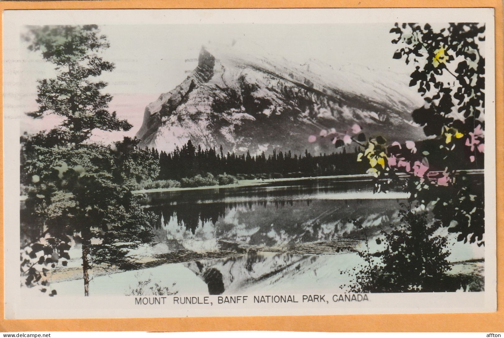 Banff Alberta Canada Old Real Photo Postcard - Banff