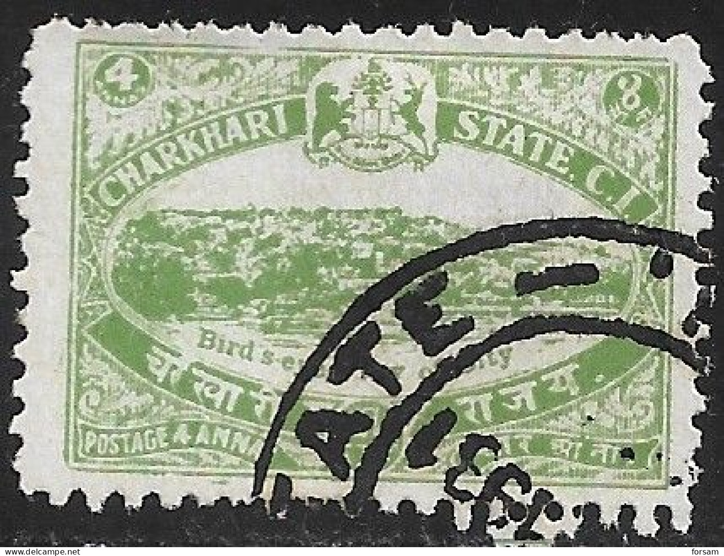 INDIA (CHARKHARI)..1931..Michel # 25...used. - Charkhari