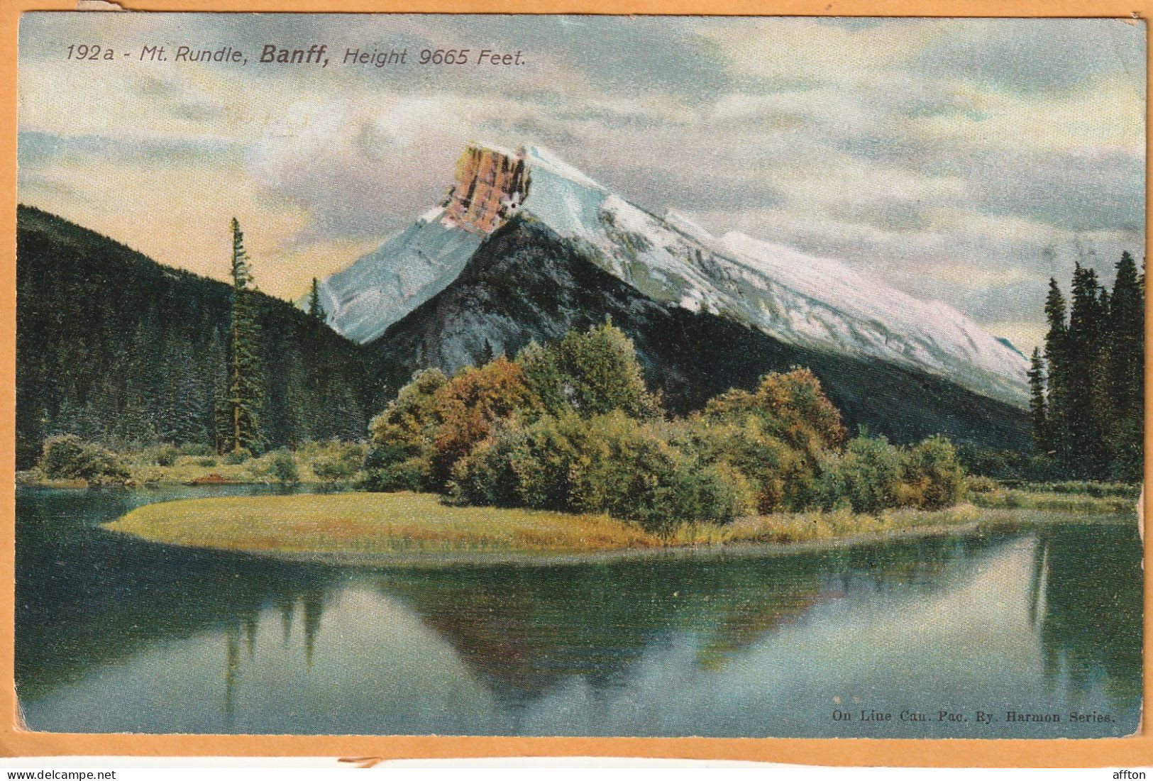 Banff Alberta Canada 1907 Postcard - Banff