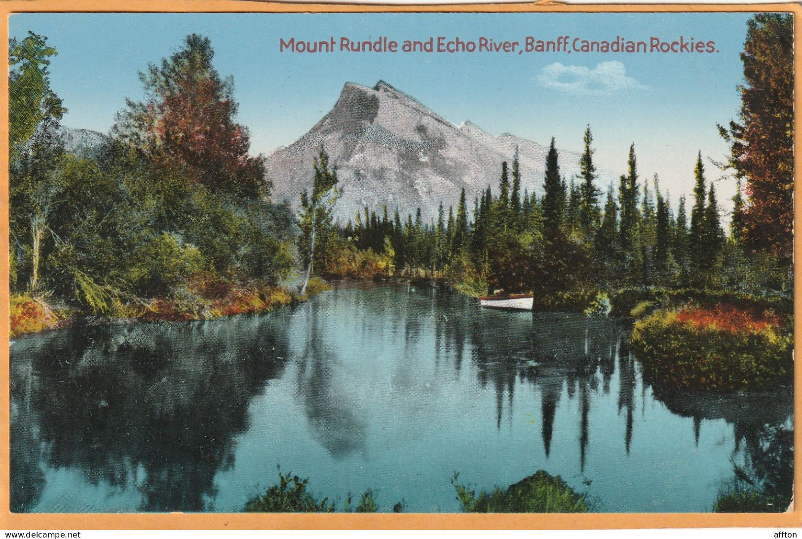 Banff Alberta Canada 1920 Postcard - Banff