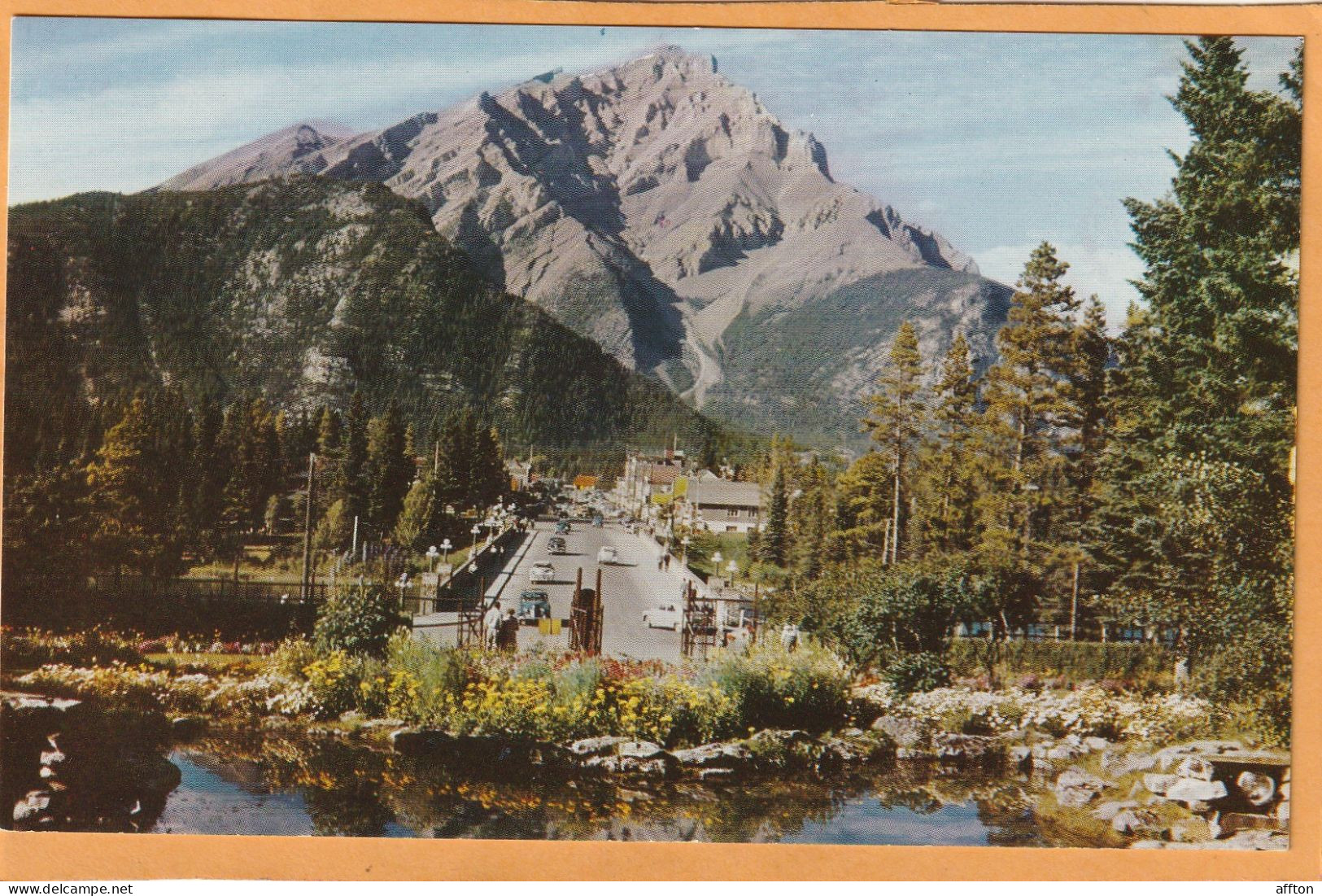 Banff Alberta Canada Old Postcard - Banff