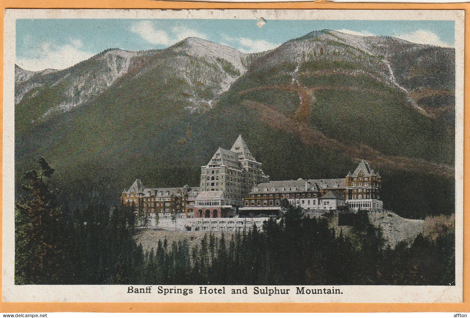 Banff Alberta Canada 1920 Postcard - Banff